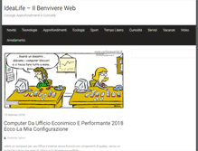 Tablet Screenshot of idealife.it